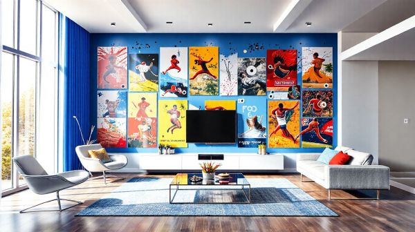 Astuces pour intégrer des posters de sport dans votre déco